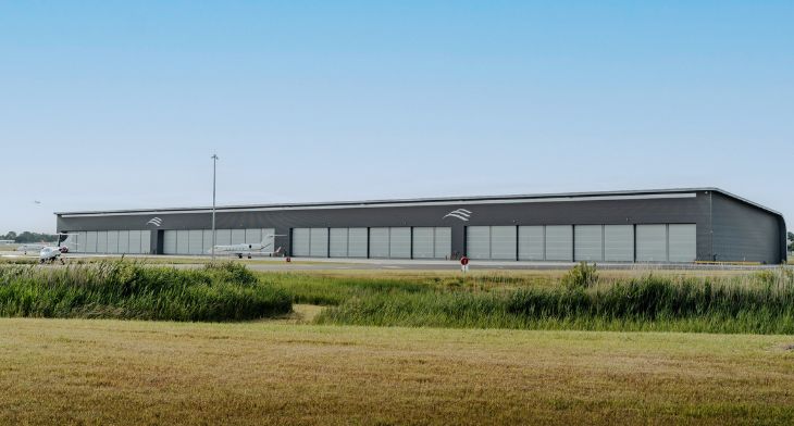 Farnborough Airport unveils £55m technically advanced Domus III hangar